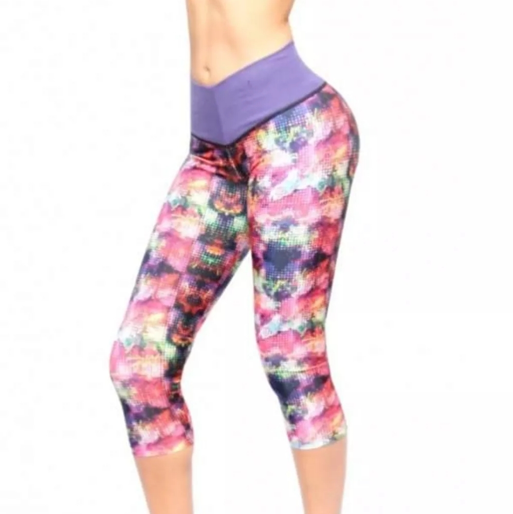 Bon Bon Up Colombian Compression Butt Lifter Leggings W/internal Body Shaper